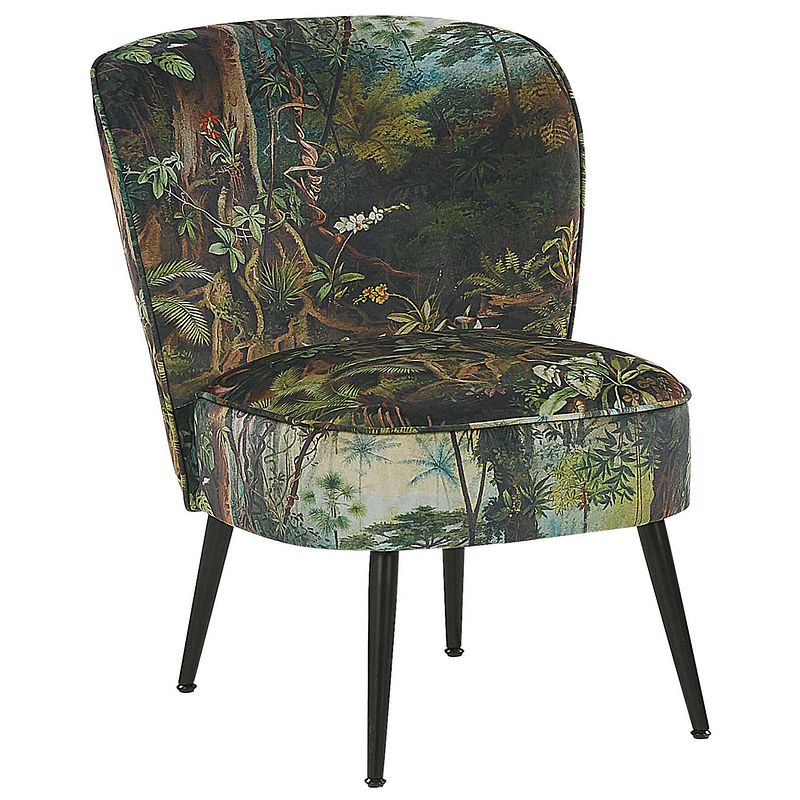 Foto van Beliani voss - fauteuil-groen-polyester