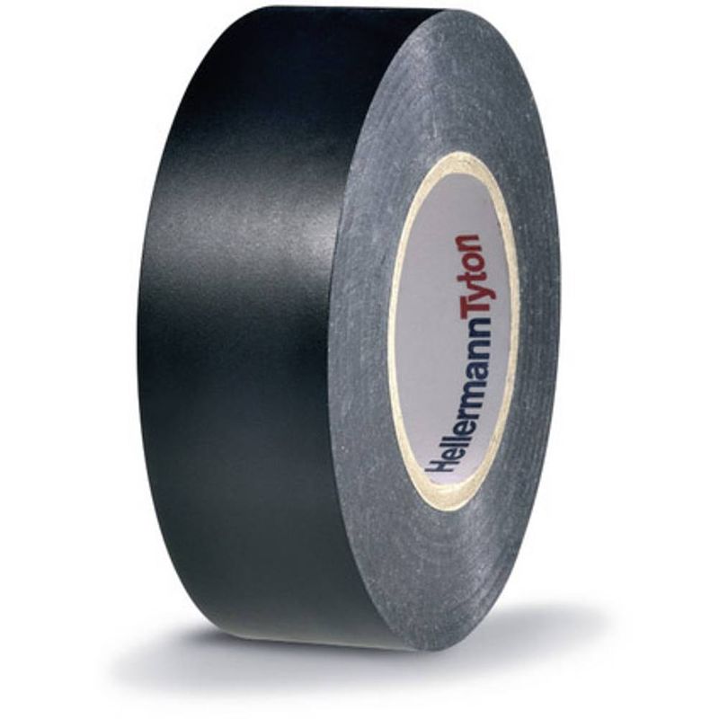 Foto van Hellermanntyton htape-flex2000+19x20-pvc-bk 710-10701 isolatietape (l x b) 20 m x 19 mm 1 stuk(s)