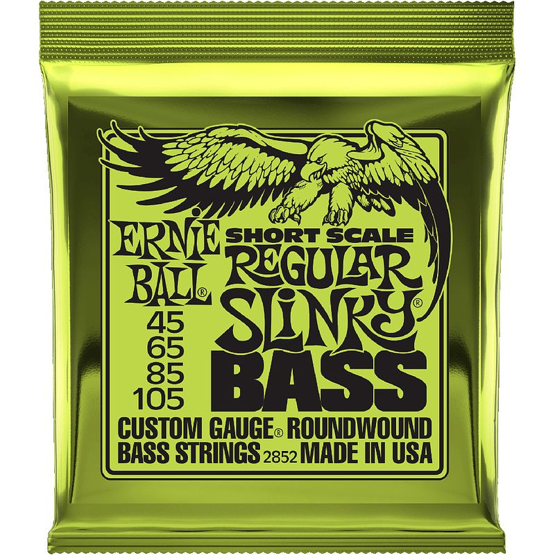 Foto van Ernie ball 2852 short scale nickel wound regular slinky bass