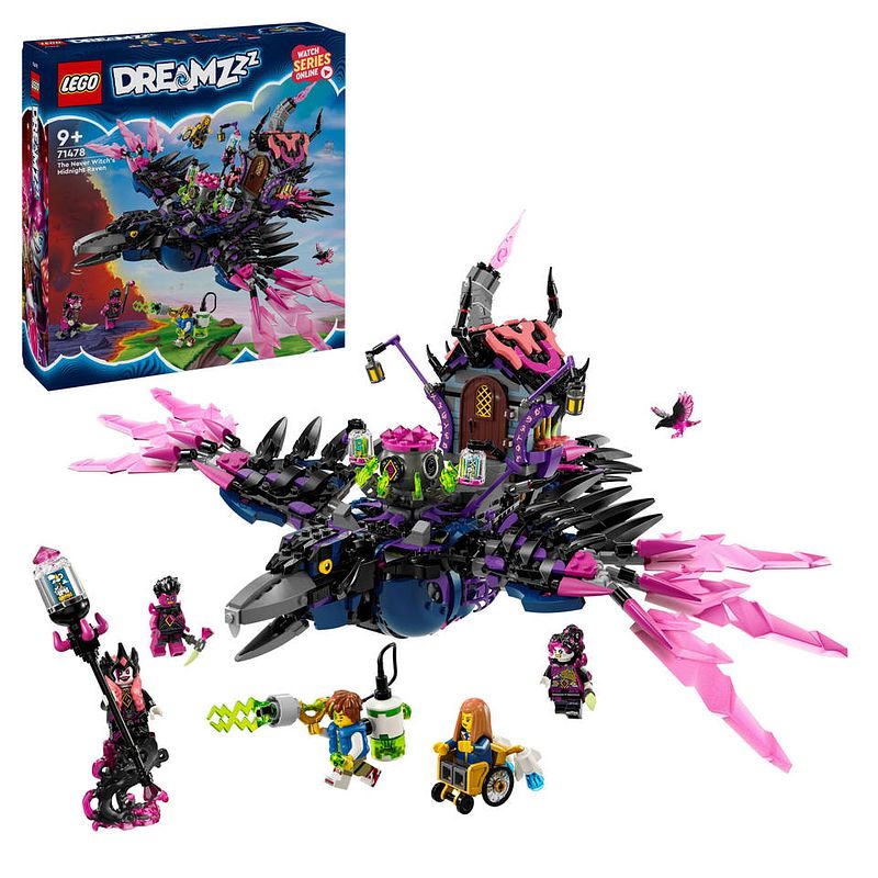 Foto van Lego dreamzzz de middernachtraaf van de neder heks 71478