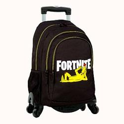 Foto van Schoolrugzak met wielen fortnite crazy banana zwart (42 x 32 x 20 cm)