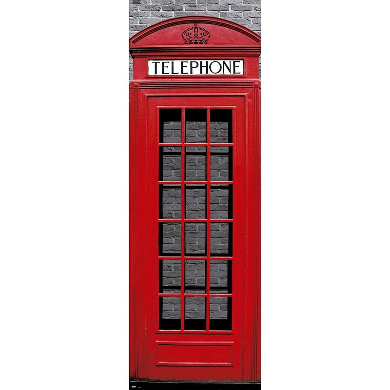 Foto van Grupo erik london phone box poster 53x158cm