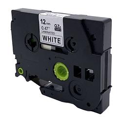 Foto van Dula brother compatible label tape- tze-231 - 1 cassette - brother p-touch - zwart op wit - 12mm x 8m