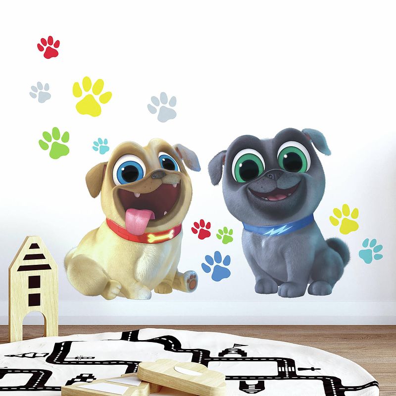 Foto van Muursticker puppy dog pals roommates