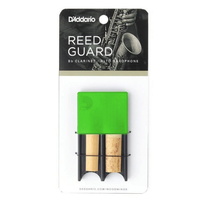 Foto van D'saddario woodwinds drgrd4acgr doosje voor rieten groen