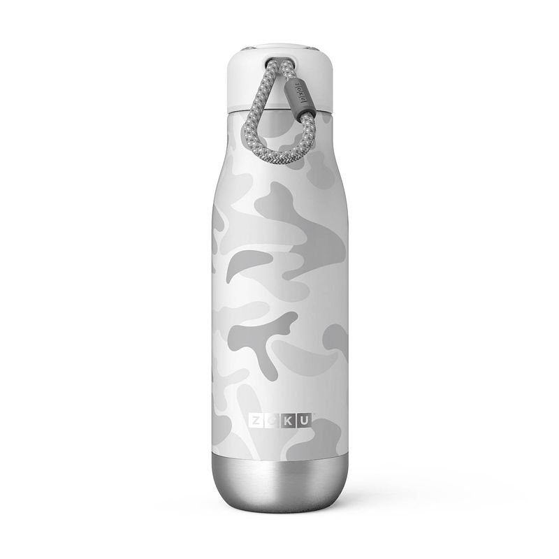 Foto van Zoku hydration 500ml witte/grijze drinkbeker