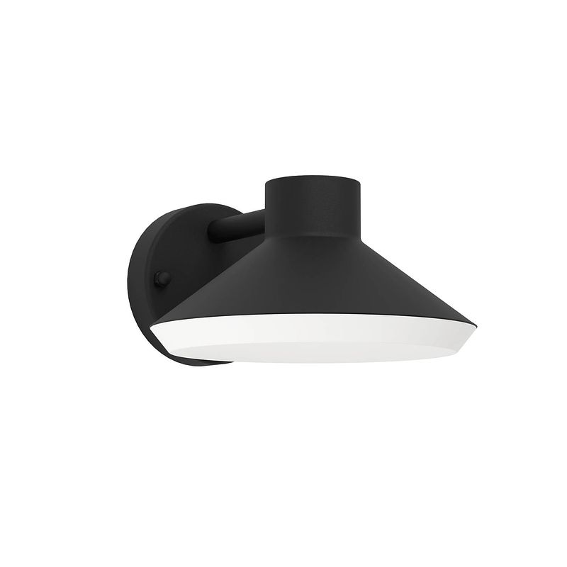 Foto van Eglo ninnarella wandlamp - gu10 - 20,5 cm - zwart/wit