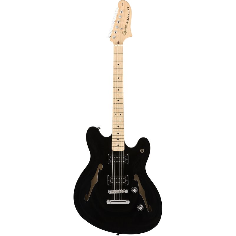 Foto van Squier affinity starcaster black mn