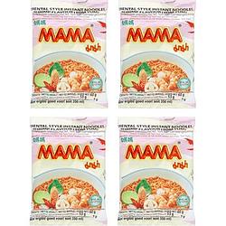 Foto van Mama instant noedels met tom yum garnalensmaak 4 x 60g bij jumbo