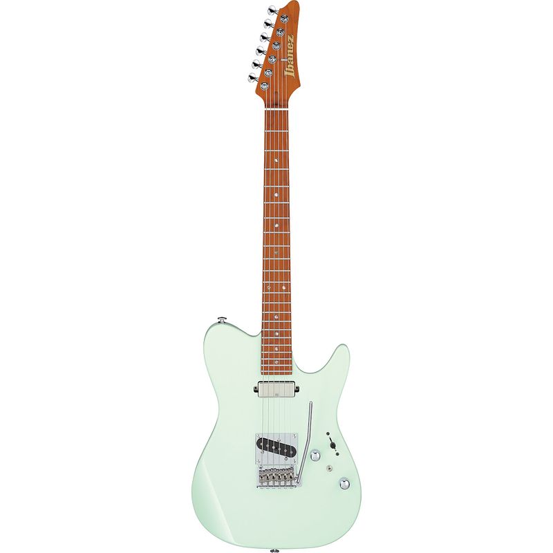 Foto van Ibanez azs2200 prestige mint green elektrische gitaar met koffer