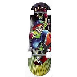 Foto van Black 8 hole skater boy skateboard 71cm