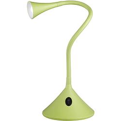 Foto van Led bureaulamp - trion vipa - 3w - warm wit 3000k - rond - mat groen - kunststof