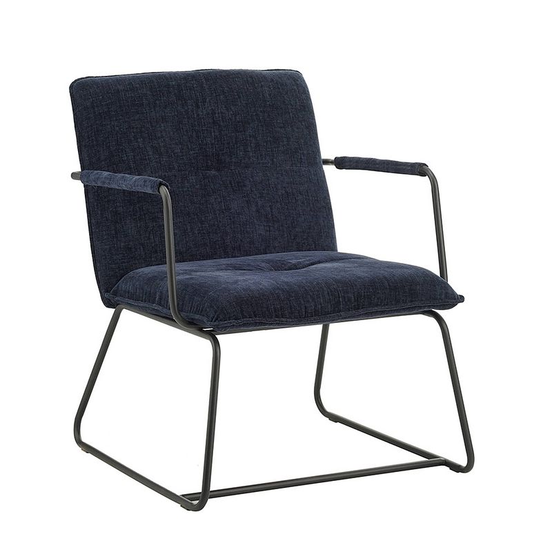 Foto van Fauteuil hailey donkerblauw chenille