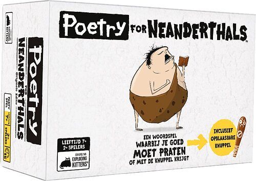 Foto van Poetry for neanderthals nl - spel;spel (0810083040288)