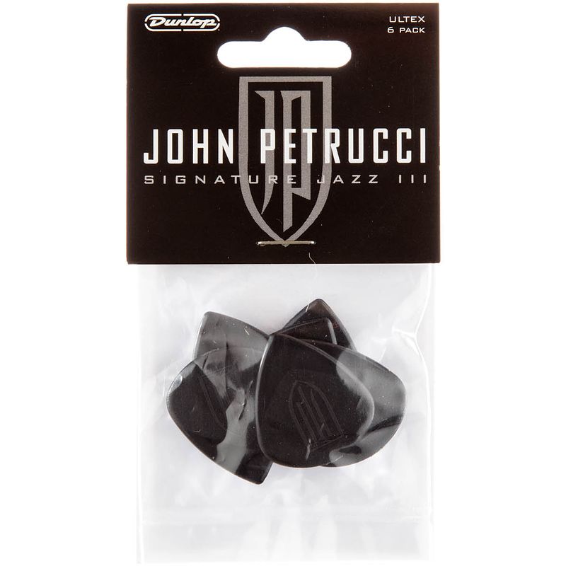 Foto van Dunlop 427pjp john petrucci jazz iii 6-pack plectrumset