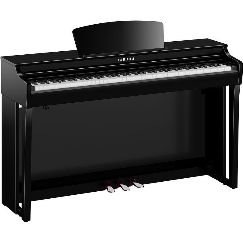 Foto van Yamaha clavinova clp-725pe polished ebony digitale piano