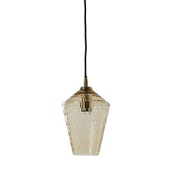 Foto van Light & living - hanglamp delila - 18x18x27 - oranje