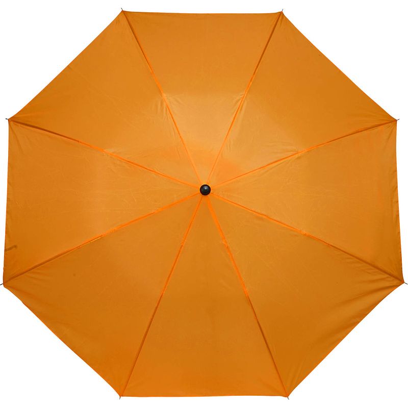 Foto van Kleine opvouwbare paraplu oranje 93 cm - paraplu's