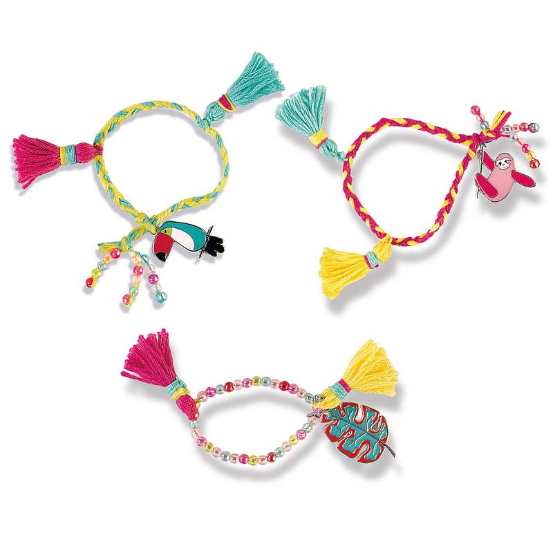 Foto van Ses creative sieraden knutselset fashion armbanden meisjes 6-delig