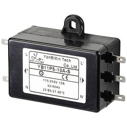 Foto van Tru components tc-10471952 netfilter 250 v/ac 10 a 0.3 mh (l x b x h) 68 x 50 x 25 mm 1 stuk(s)