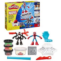 Foto van Play-doh marvel spider-man werp en snij speelset