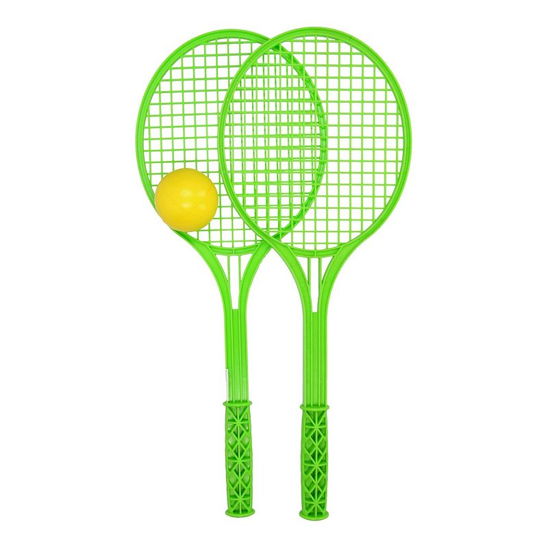 Foto van Playfun soft tennisset groen 3-delig