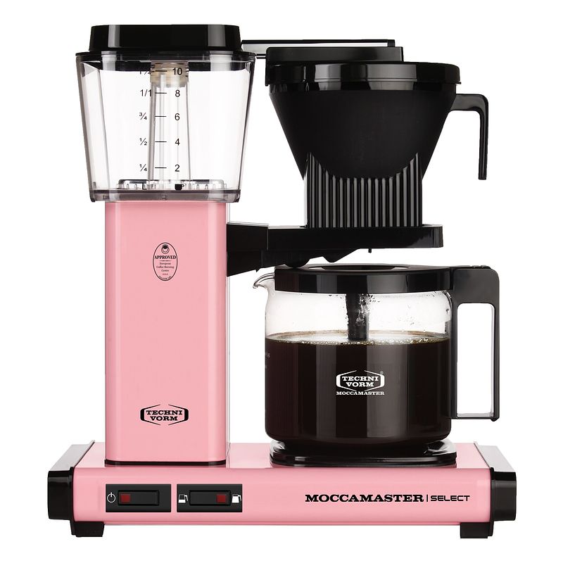 Foto van Moccamaster kbg select koffiefilter apparaat roze