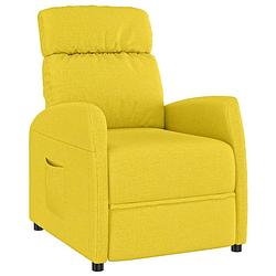 Foto van The living store fauteuil x - fauteuils - 65x97x104.5cm - lichtgeel