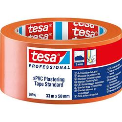 Foto van Tesa spvc 60399-00001-01 gipstape tesa professional oranje (l x b) 33 m x 50 mm 1 stuk(s)