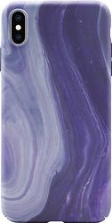 Foto van Bluebuilt purple marble hard case apple iphone xs max back cover