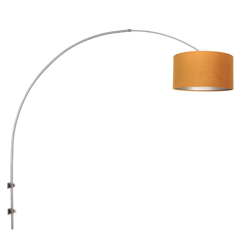 Foto van Moderne wandlamp - steinhauer - metaal - modern - klassiek - e27 - l: 130cm - voor binnen - woonkamer - eetkamer -