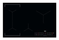 Foto van Aeg ilb84443cb inductie inbouwkookplaat zwart