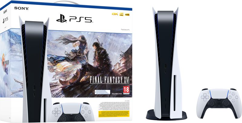 Foto van Playstation 5 disc edition + final fantasy xvi