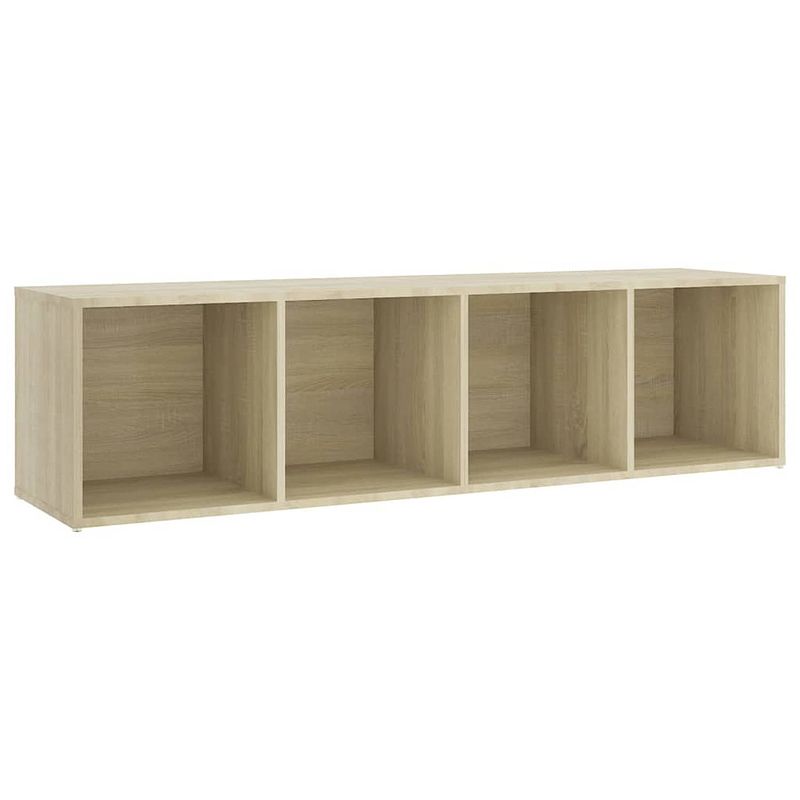 Foto van Vidaxl tv-meubel 142,5x35x36,5 cm spaanplaat sonoma eikenkleurig