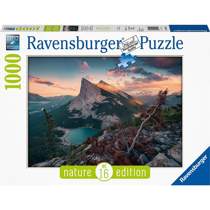 Foto van Ravensburger puzzel rocky mountains 1000