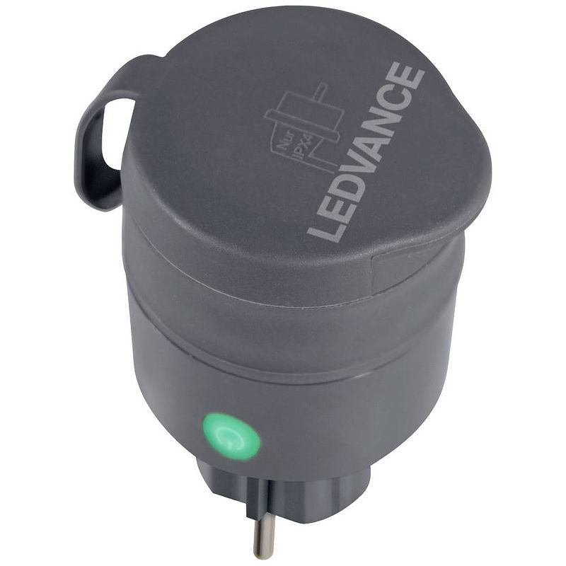 Foto van Ledvance smart+ compact outdoor plug 4058075729322 tussenstekker (voor buiten) wifi, zigbee buiten, binnen, stationair 3680 w