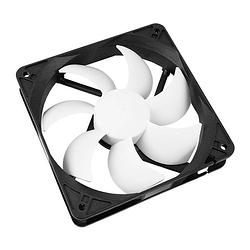 Foto van Cooltek silent fan 120 pwm pc-ventilator zwart, wit (b x h x d) 120 x 25 x 120 mm