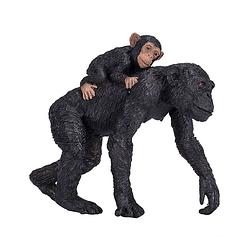Foto van Mojo wildlife speelgoed chimpansee met baby - 387264