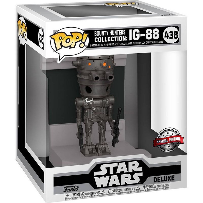 Foto van Funko pop! deluxe: star wars bounty hunters collectie - ig-88 exclusief