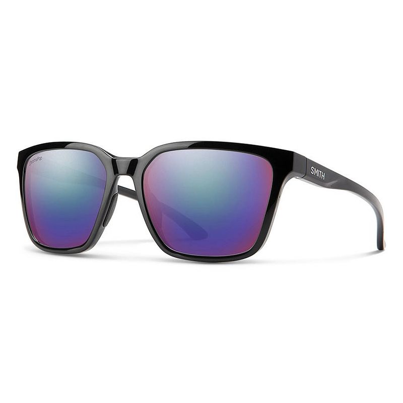 Foto van Smith zonnebril shoutout unisex cat. 3 polyamide zwart/violet