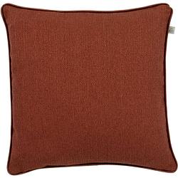 Foto van Dutch decor visker - kussenhoes terra 45x45 cm - bruin - rood