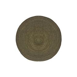 Foto van Label51 vloerkleed jute - army green - jute - 90cm