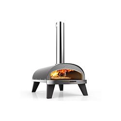 Foto van Ziipa pizza oven piana - houtgestookt - met thermometer - leisteen - voor ø 30 cm pizza'ss