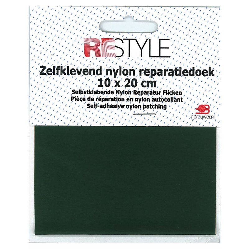 Foto van Restyle 015.79105 reparatiedoek nylon 10 cm x 20 cm zelfklevend