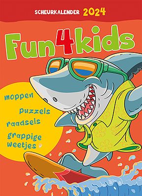 Foto van Scheurkalender 2024 fun4kids - paperback (9789463548441)