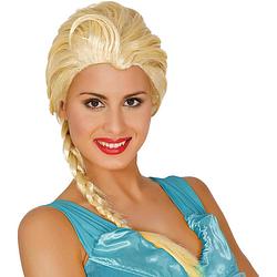Foto van Fiestas guirca pruik princess dames synthetisch blond one-size