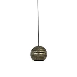 Foto van Light & living - hanglamp kymora - 22x22x18 - brons