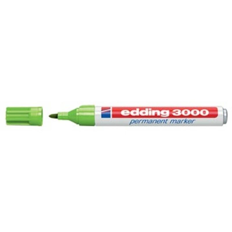 Foto van Edding permanent marker 3000 lichtgroen