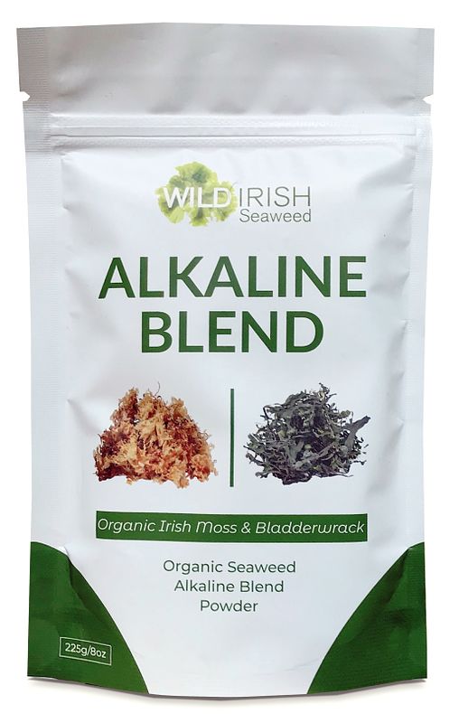 Foto van Wild irish seaweed biologisch alkaline blend poeder