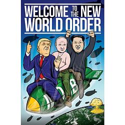 Foto van Pyramid welcome to the new world order poster 61x91,5cm